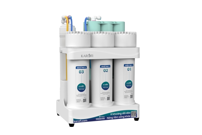 Máy lọc nước RO Karofi KAQ-U05 Pro 10 lõi